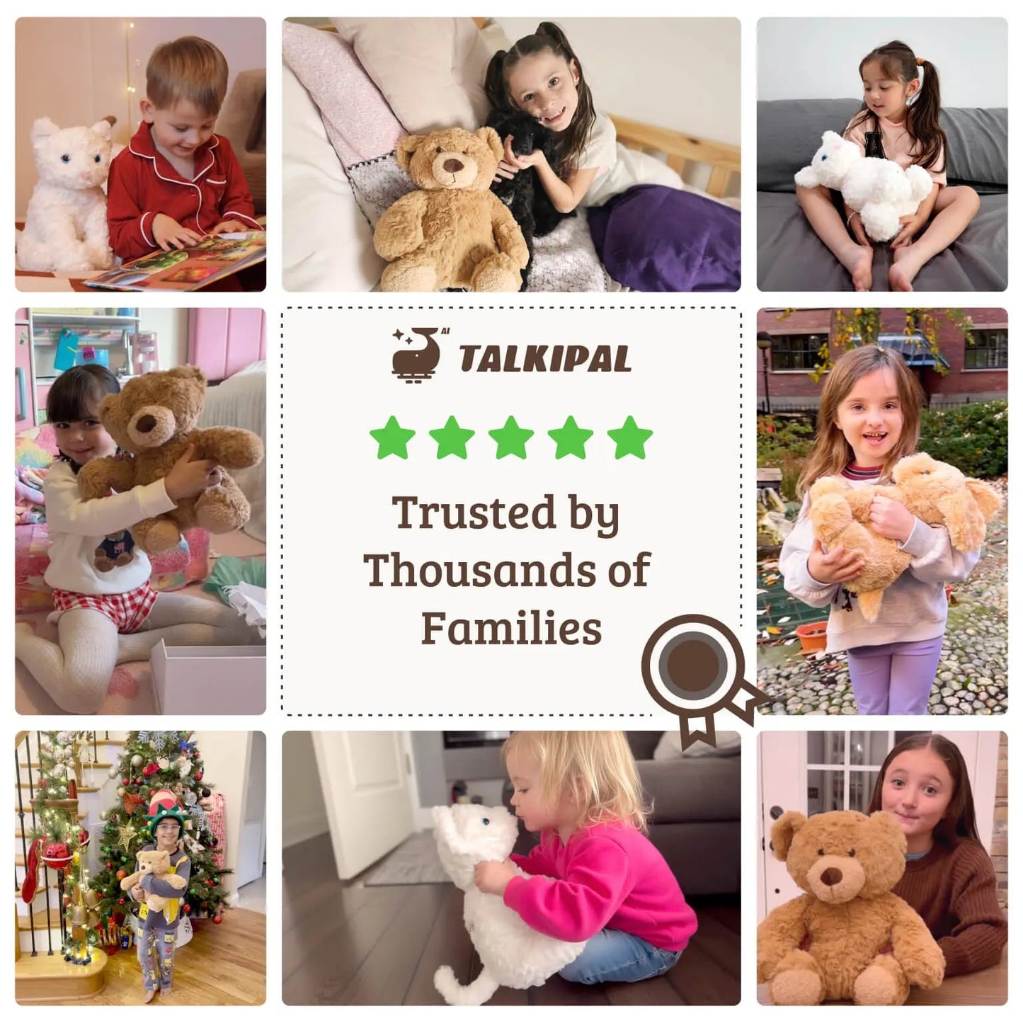 Benny The Bear – AI Talking Companion Plush Toy for Kids