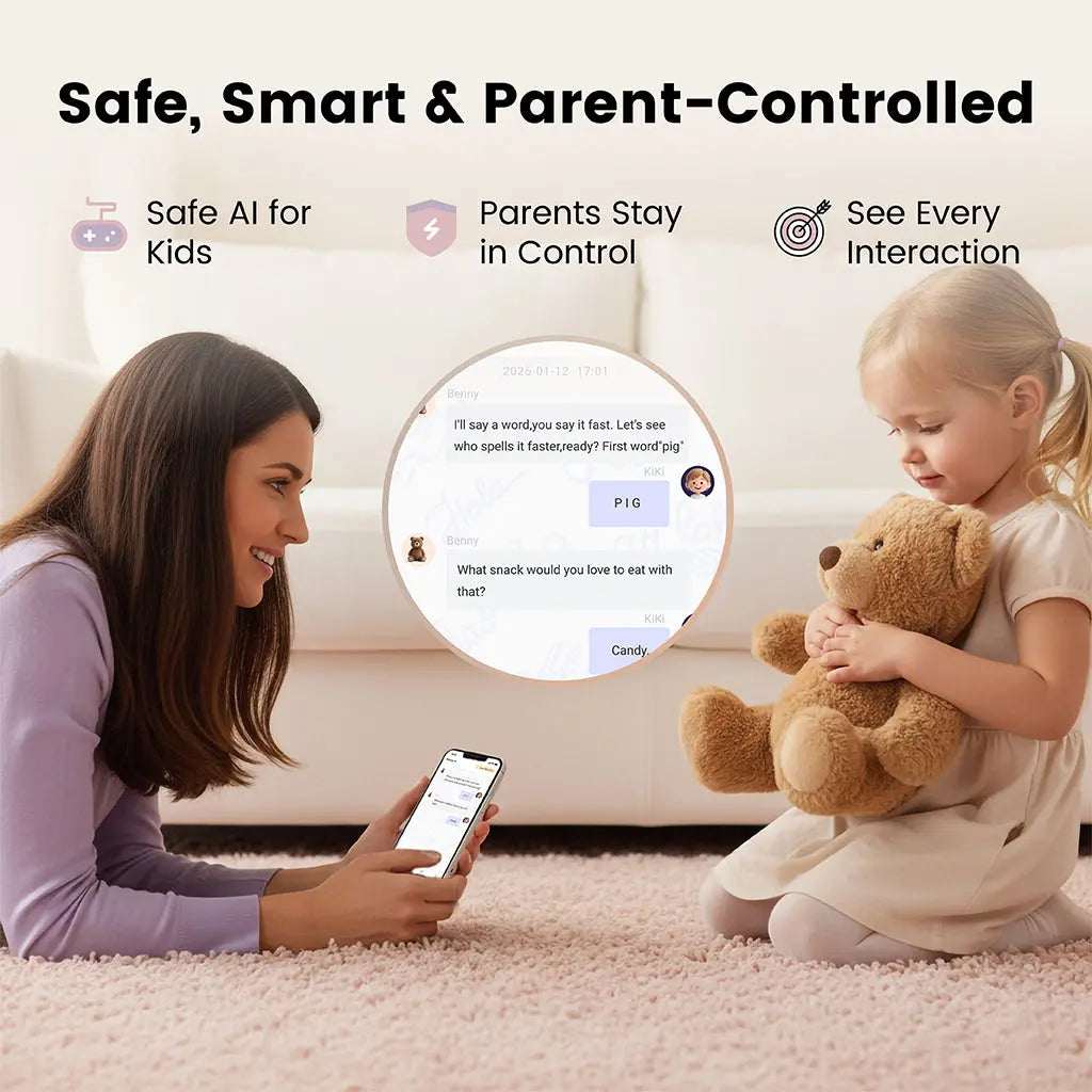 Benny The Bear – AI Talking Companion Plush Toy for Kids