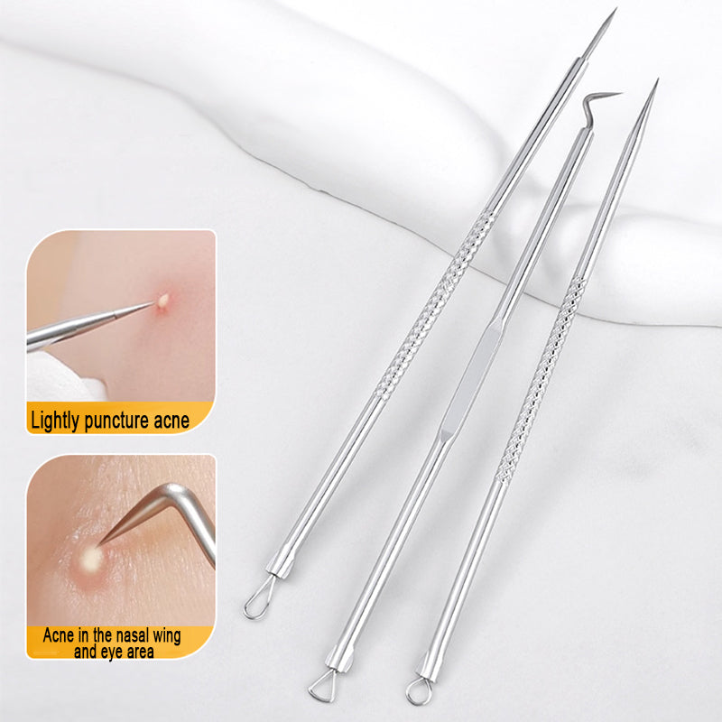 4–5 Piece Acne Needle & Blackhead Tweezer Tool Set