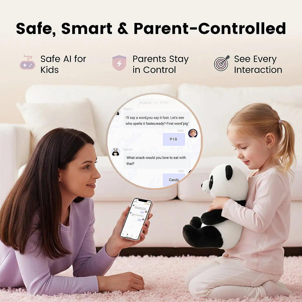 Mochi The Panda – AI Talking Companion Plush Toy for Kids