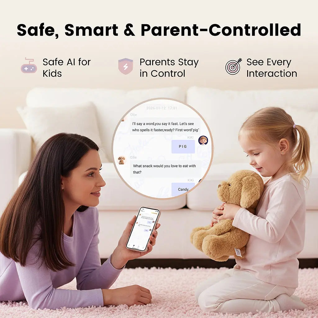 Ollie The Pup – AI Talking Companion Plush Toy for Kids